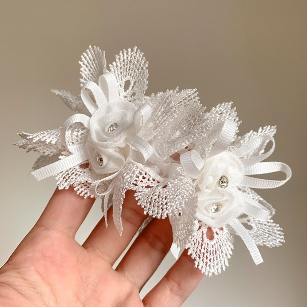 Rhinestone Banding Trim - Elegant Lace Trim Hair Ropes Rhinestone