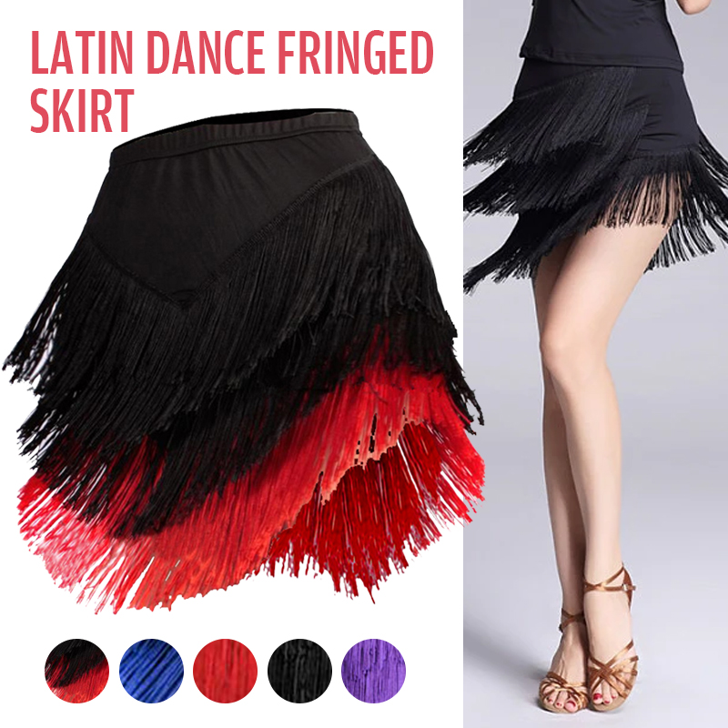 Tassel Fringe Trim - New Fashion Latin Dance Skirt Dress