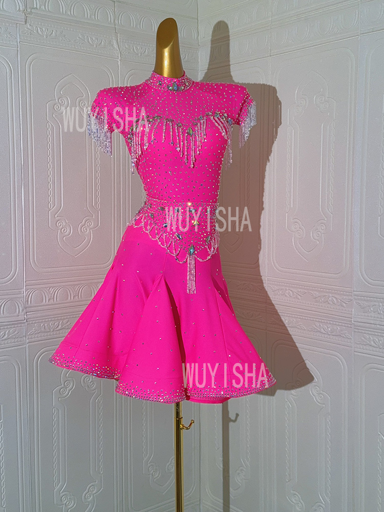 Tassel Fringe Trim - Children's Latin Dance Clothing, Summer Sleeveless
