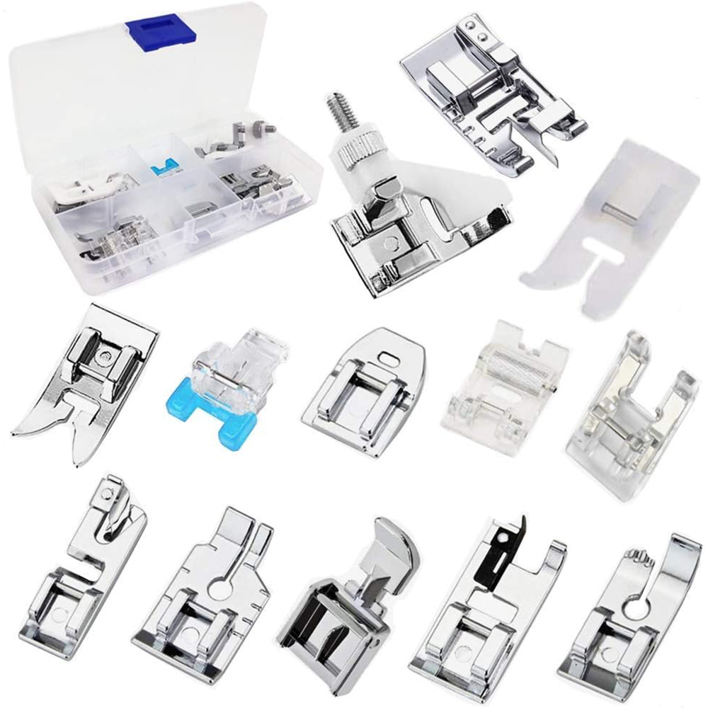 Pom Pom Maker Tool - 13 PCS/Box Presser Foot Set Roller