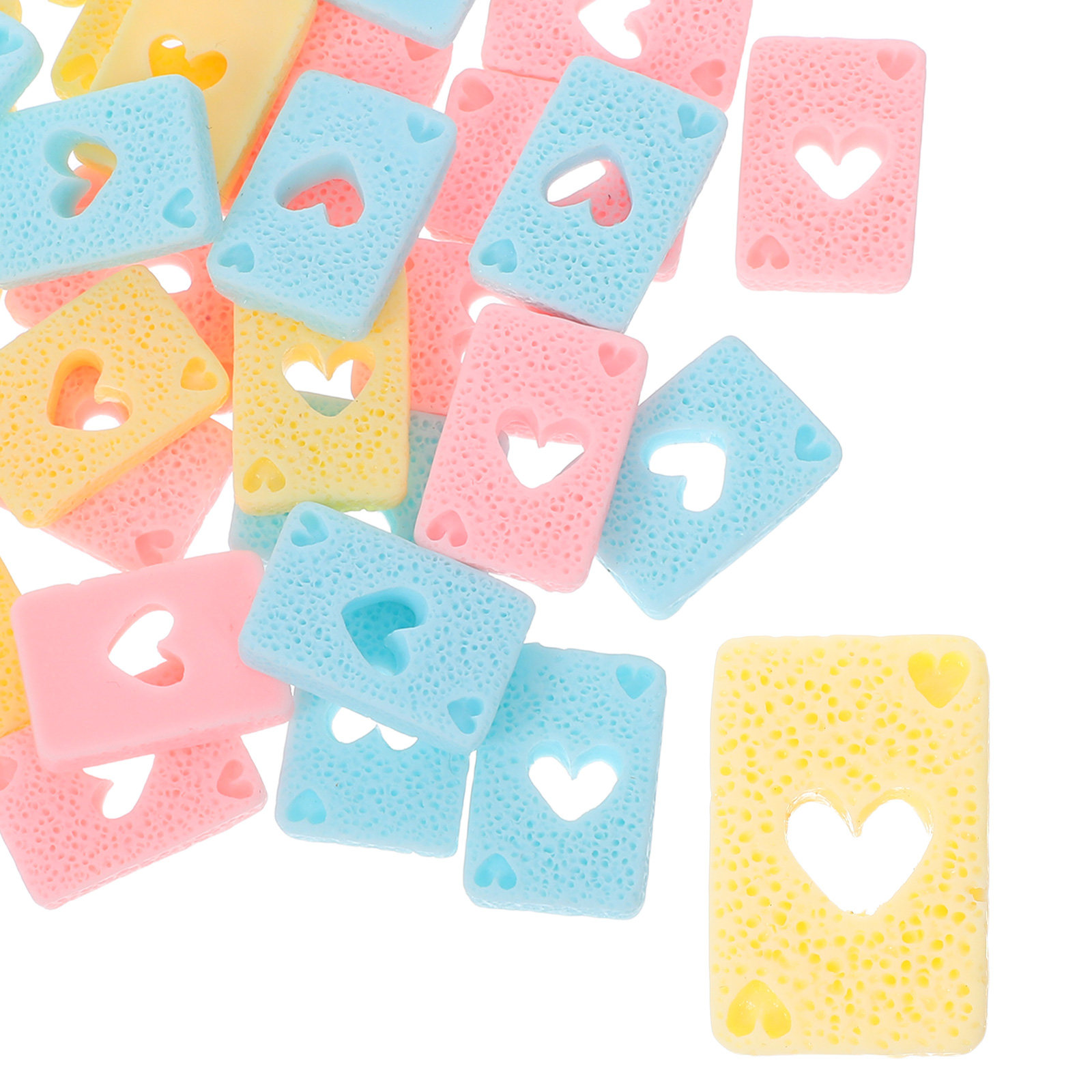 Craft Embellishments - 30Pcs DIY Resin Poker Charms Candy