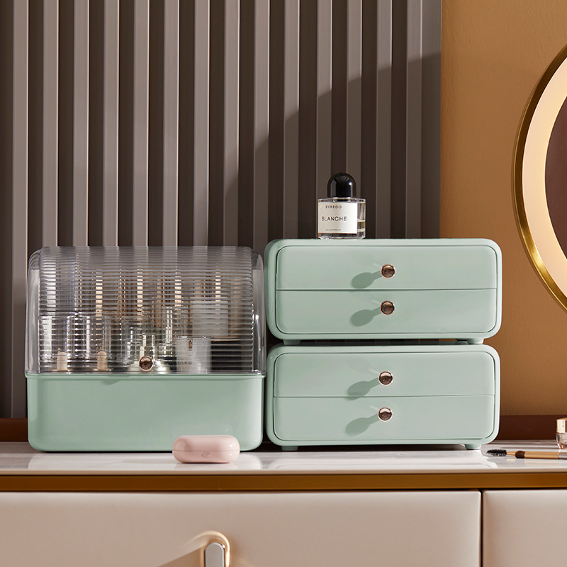 Desktop Cosmetics Storage Box  - đánh giá và giá Craft Embellishment Storage