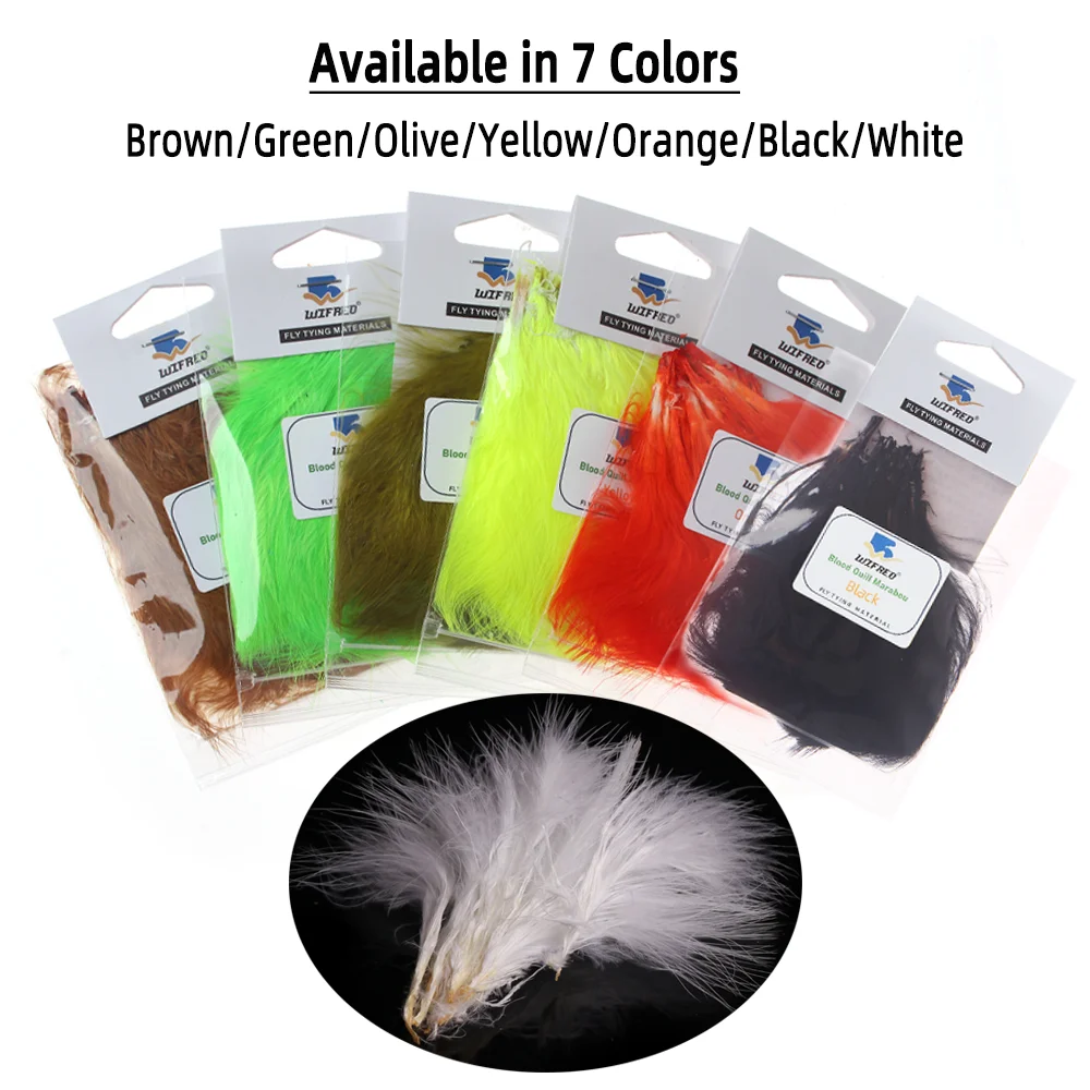 Wifreo 2packs Blood Quill Mara - đánh giá và giá Feather Trim Marabou