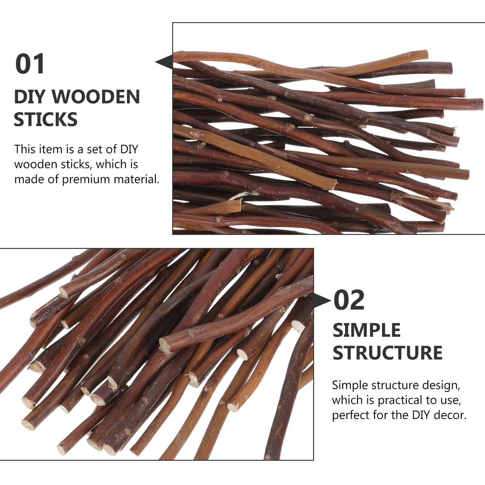 40Pcs Premium DIY Twig Decor N - đánh giá và giá Craft Embellishments