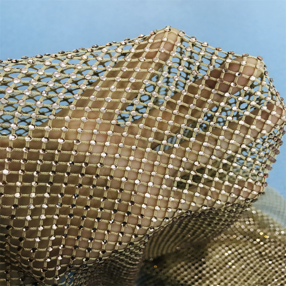 Chunky Glitter Blue Yellow Gla - đánh giá và giá Crystal Mesh Fabric