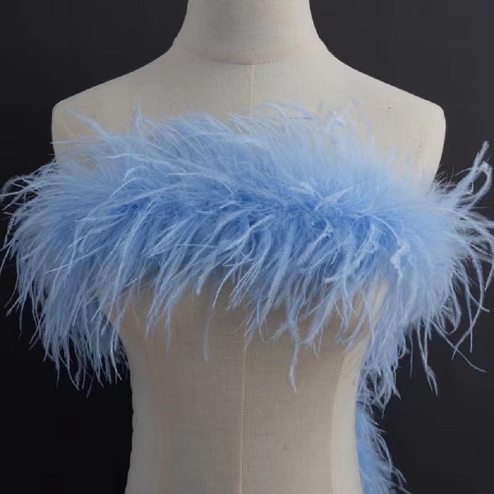 1Ply Ostrich feather boa 13-15 - đánh giá và giá Feather Trim Marabou