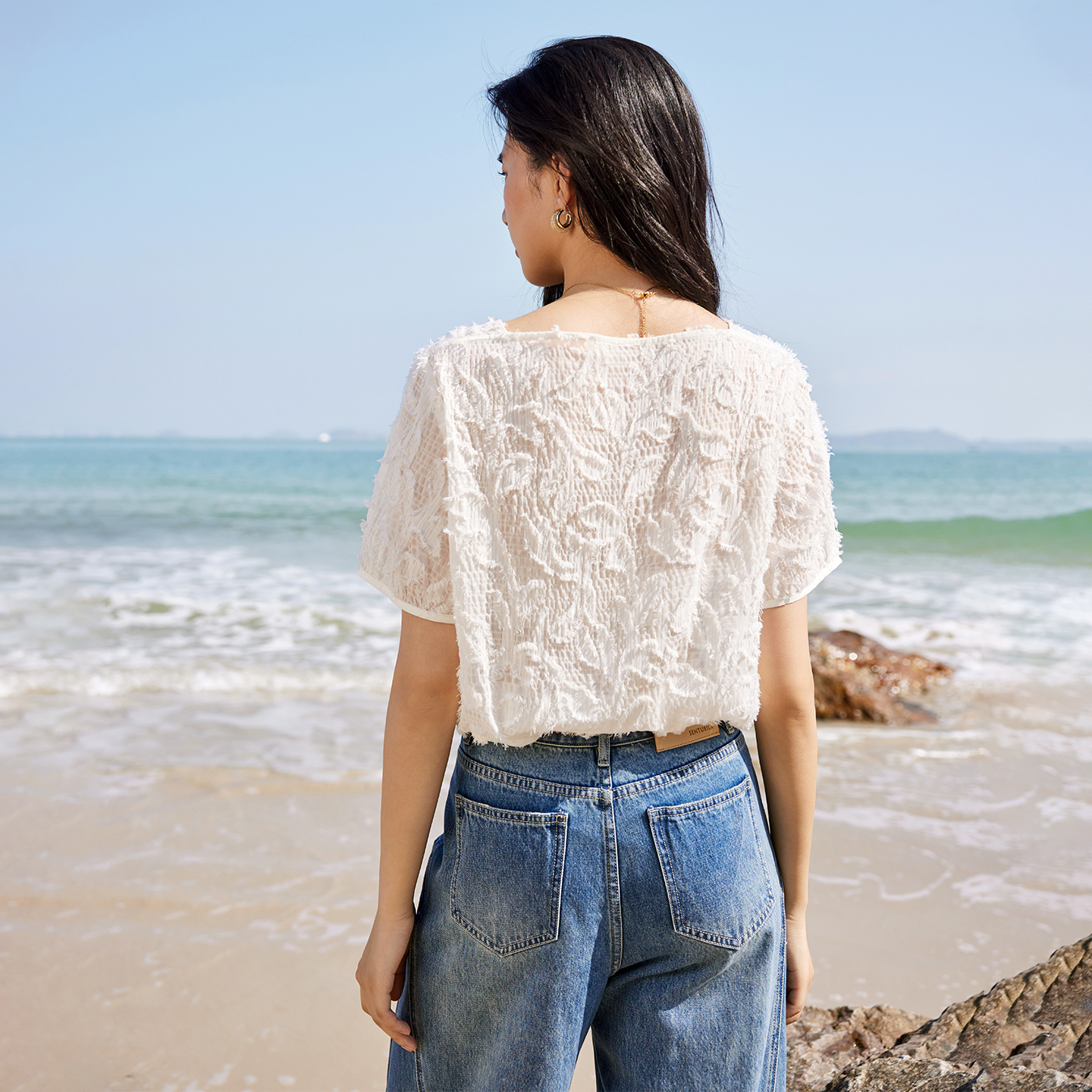 SENTUBILA Women's One-Shoulder - đánh giá và giá Tassel Fringe Trim
