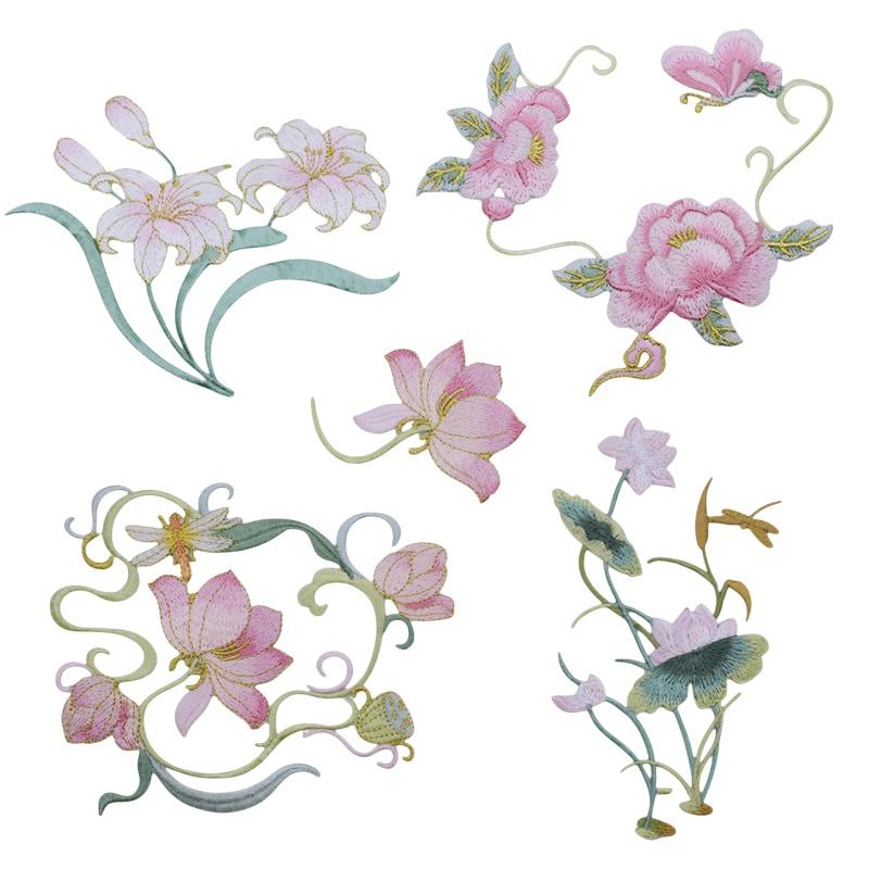 1Pcs Iron On Embroidered Flowe - đánh giá và giá Applique Patch Flower
