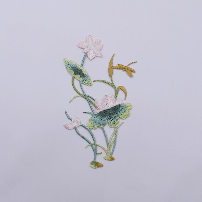 1Pcs Iron On Embroidered Flowe - đánh giá và giá Applique Patch Flower