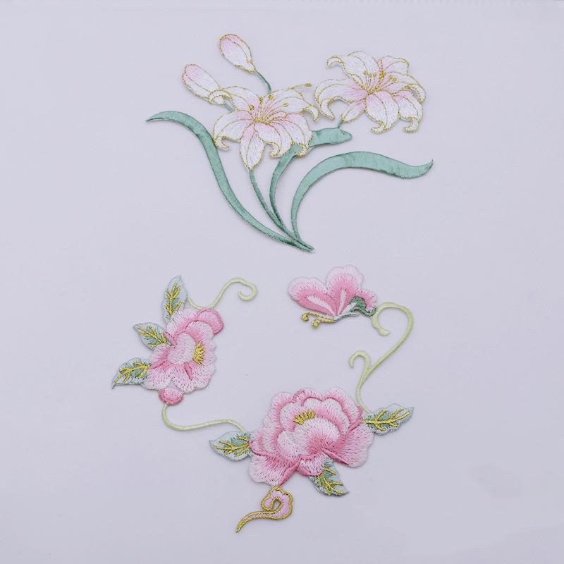 1Pcs Iron On Embroidered Flowe - đánh giá và giá Applique Patch Flower