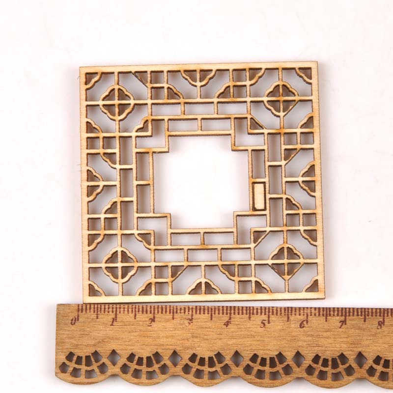 5Pcs/set Wood Handicraft hollo - đánh giá và giá Embellishments For Scrapbooking
