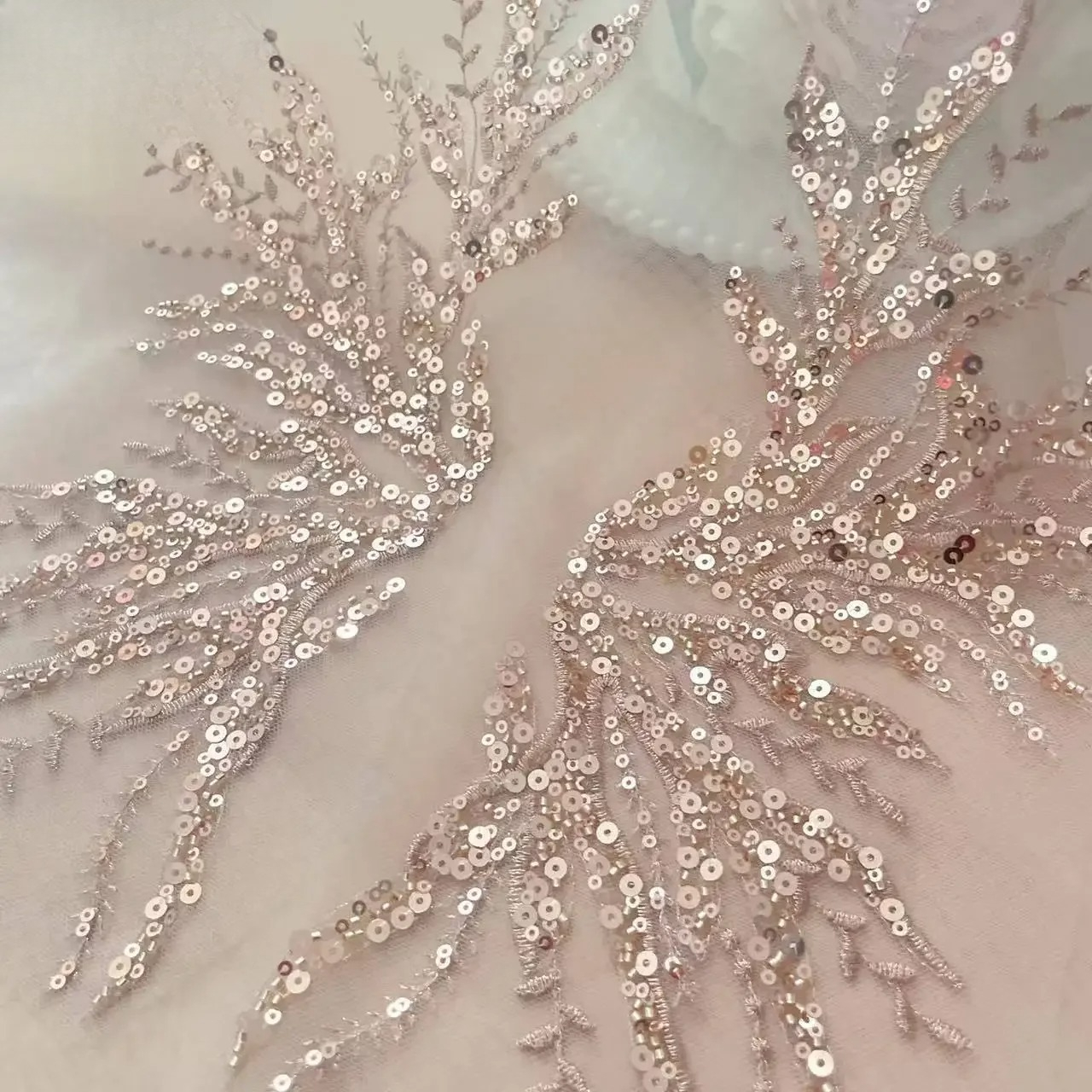 5Pair-2Pair.Rose Gold Sequin T - đánh giá và giá Applique Patch Flower