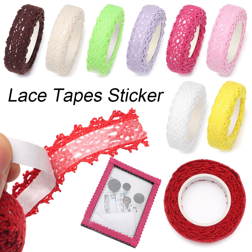 2Yards/pc Lace Tapes Sticker S - đánh giá và giá Lace Ribbon Trim