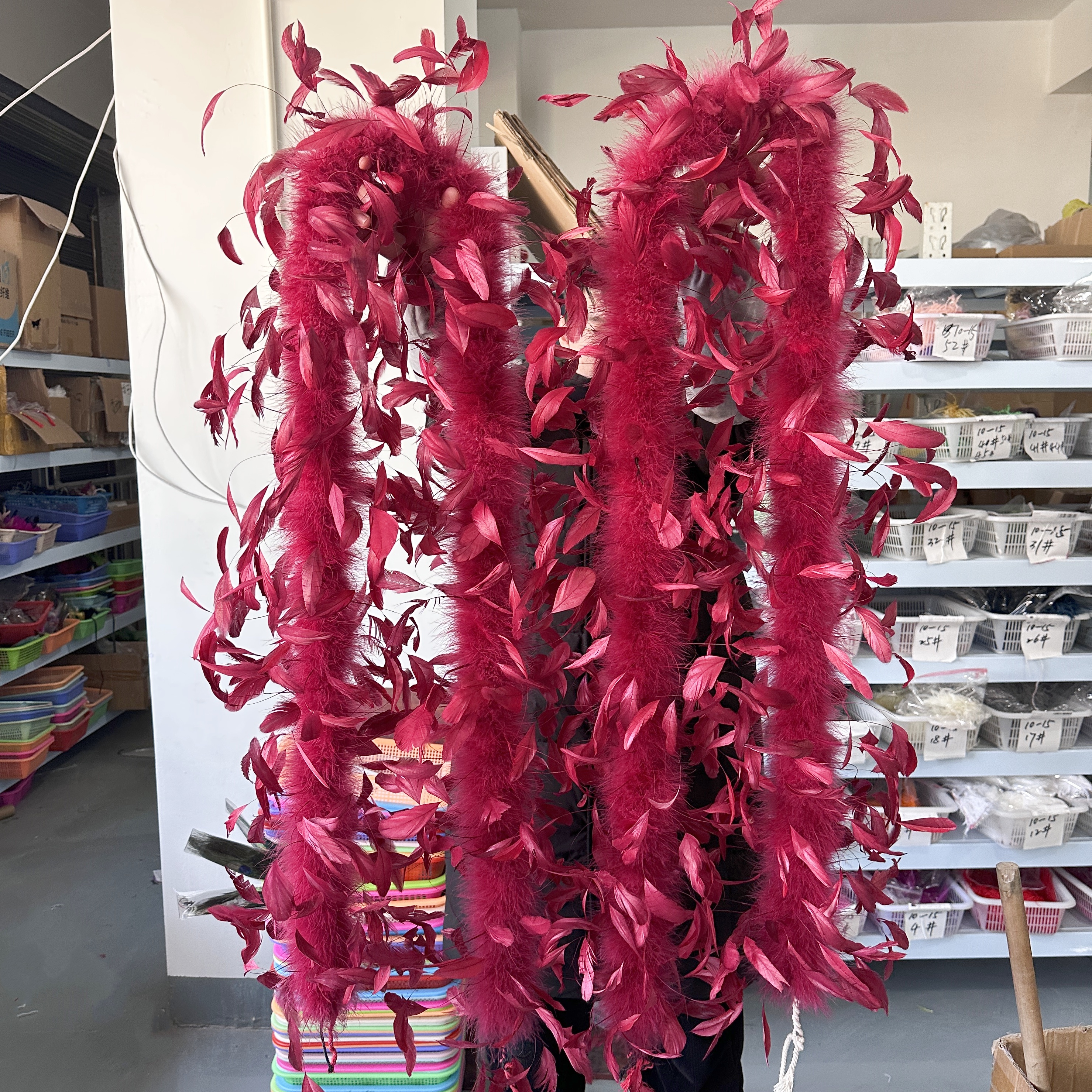 2Meter Burgundy Turkey Marabou - đánh giá và giá Feather Trim Marabou