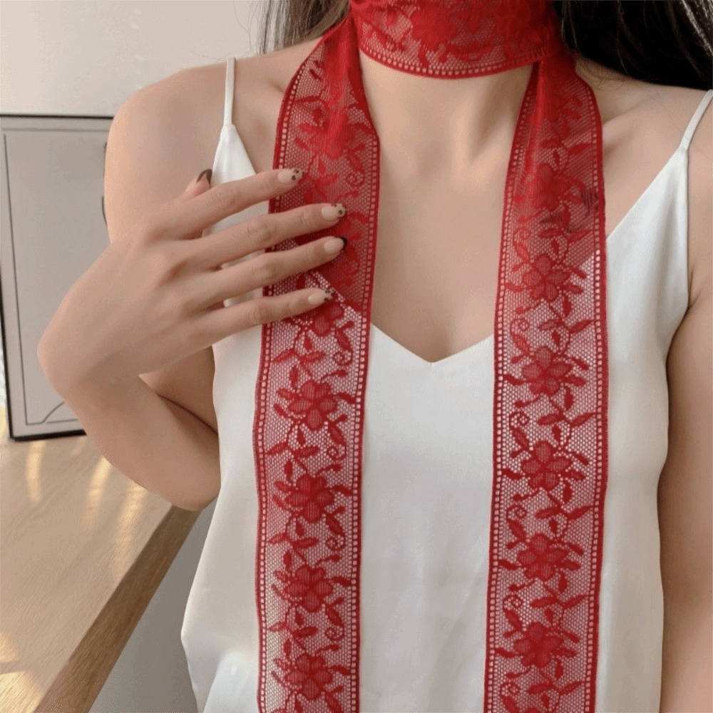 Stylish Floral Lace Printed Sc - đánh giá và giá Lace Ribbon Trim