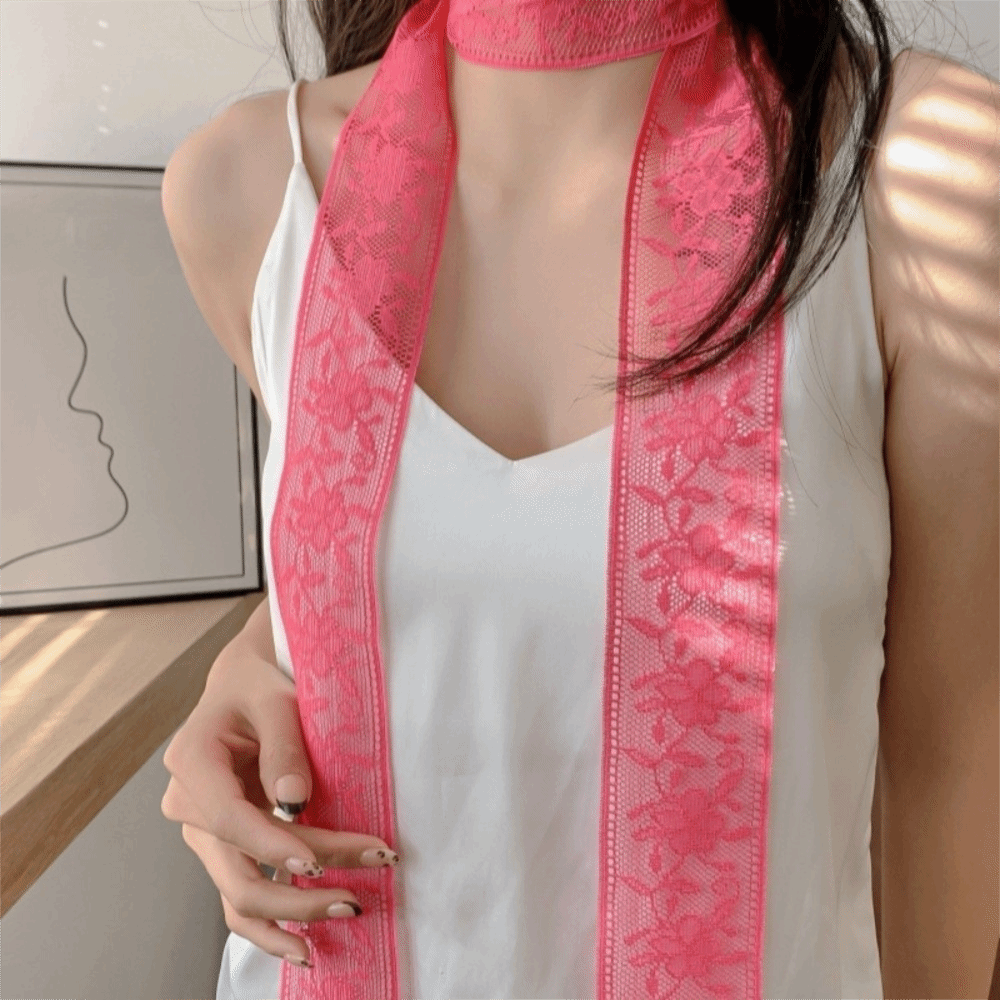 Stylish Floral Lace Printed Sc - đánh giá và giá Lace Ribbon Trim