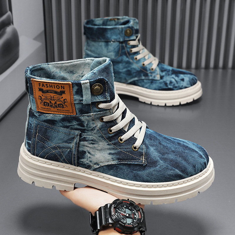 Spring High Top Mens Shoes 202 - đánh giá và giá Guipure Lace Panel