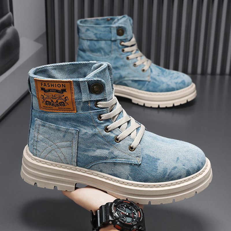 Spring High Top Mens Shoes 202 - đánh giá và giá Guipure Lace Panel