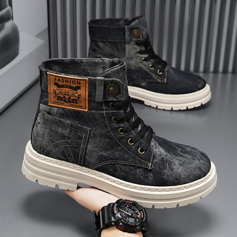 Spring High Top Mens Shoes 202 - đánh giá và giá Guipure Lace Panel