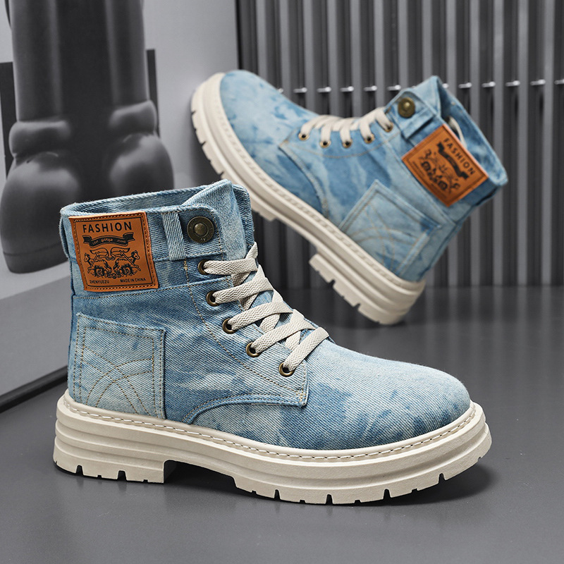 Spring High Top Mens Shoes 202 - đánh giá và giá Guipure Lace Panel