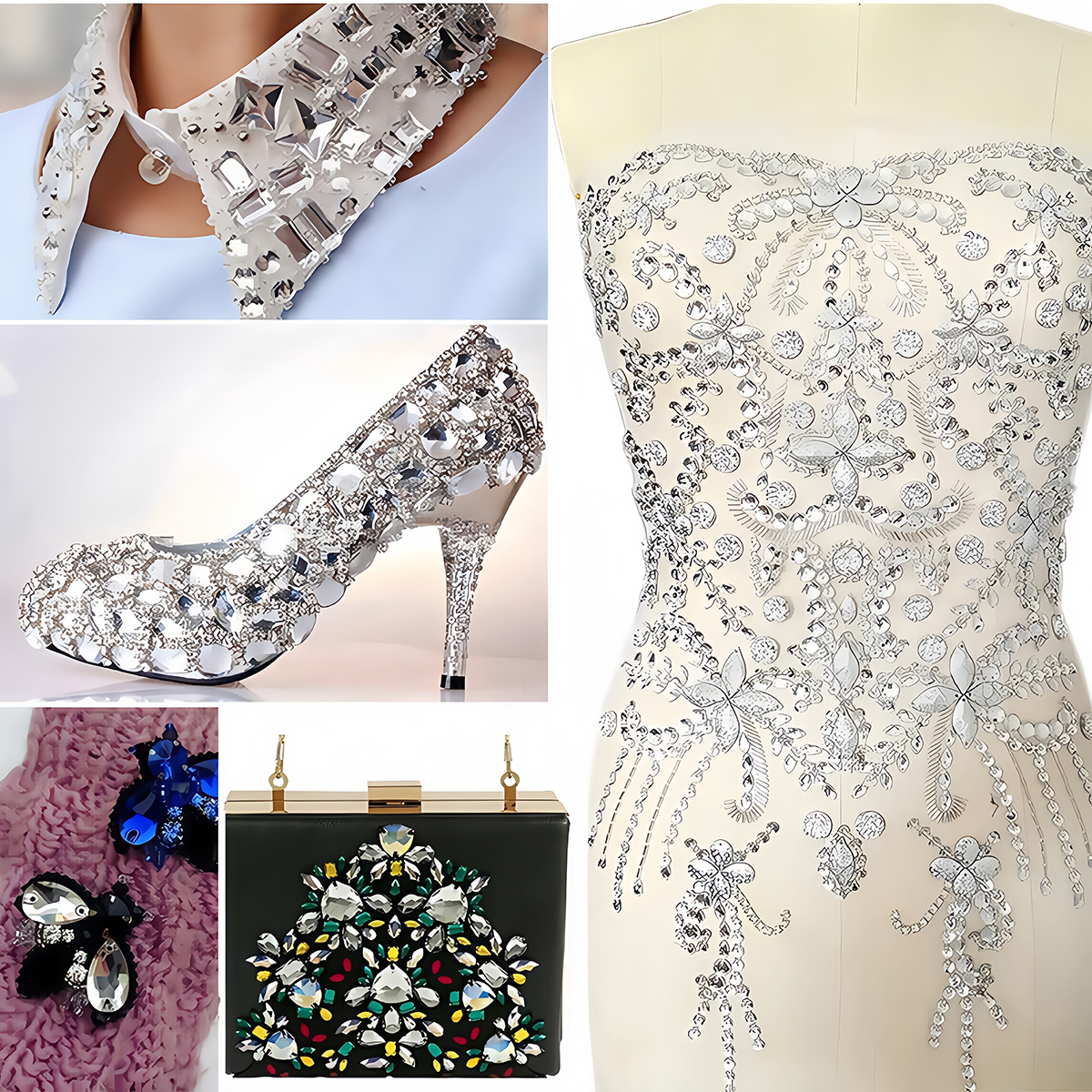 S Shape Sew On Rhinestone Crys - đánh giá và giá Sew On Rhinestone