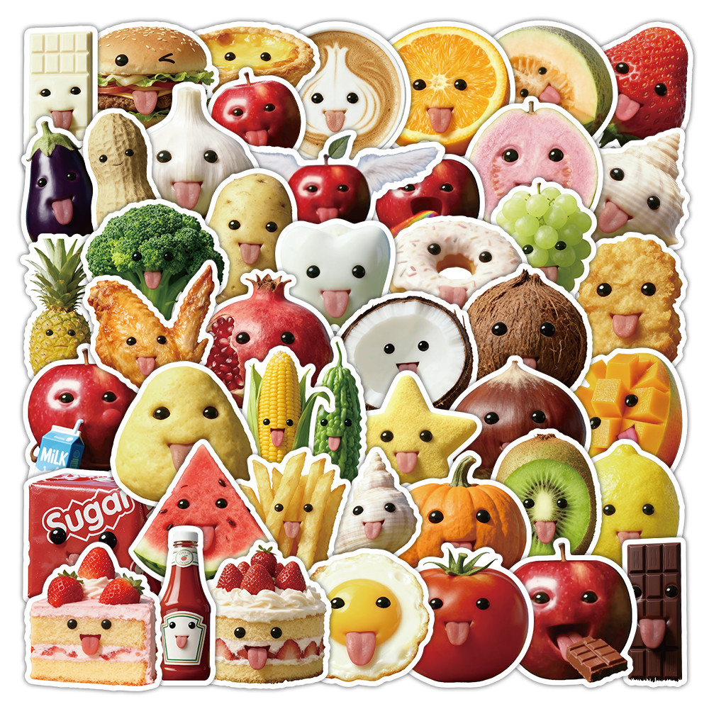 53 Pcs Abstract Art Style Food - đánh giá và giá Craft Embellishment World