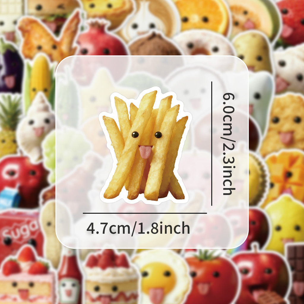 53 Pcs Abstract Art Style Food - đánh giá và giá Craft Embellishment World