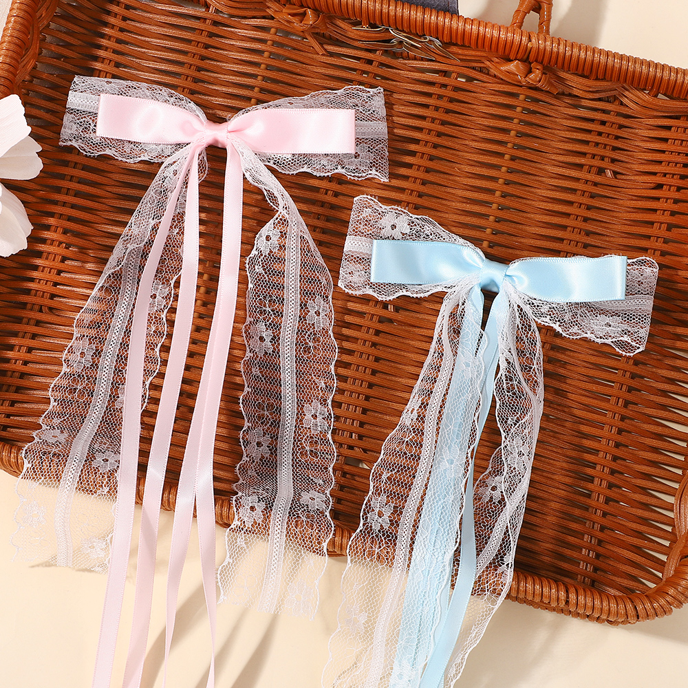 Korean Style Pink Blue Lace Bo - đánh giá và giá Tassel Fringe Trim