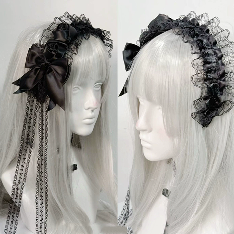 Gothic Lolita Lace Headbands f - đánh giá và giá Tassel Fringe Trim