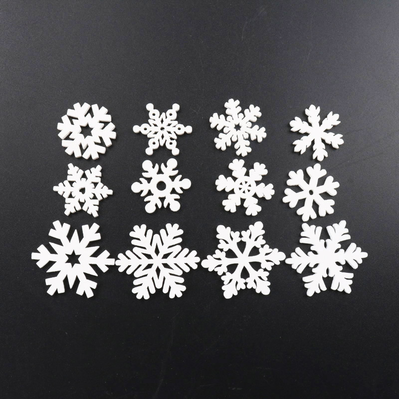 20Pcs Wooden Christmas Snowfla - đánh giá và giá Embellishments For Scrapbooking