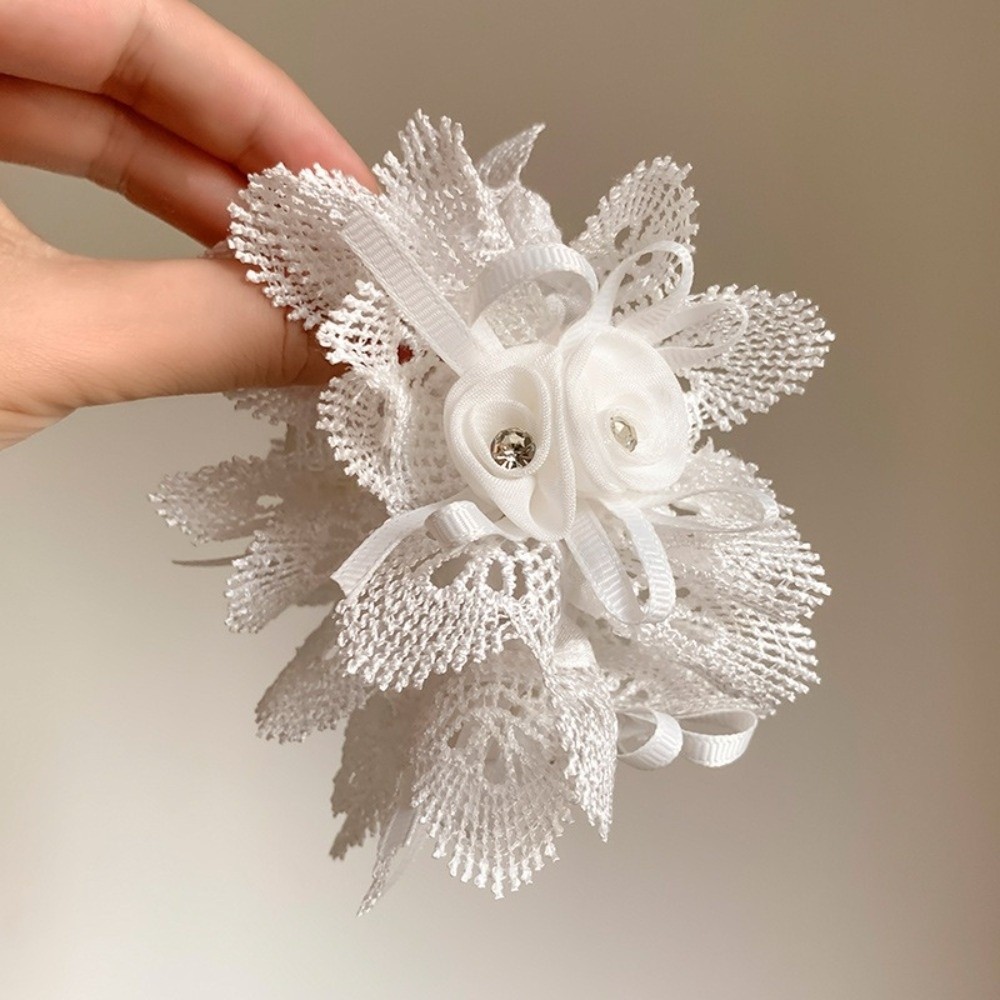 Elegant Lace Trim Hair Ropes R - đánh giá và giá Rhinestone Banding Trim