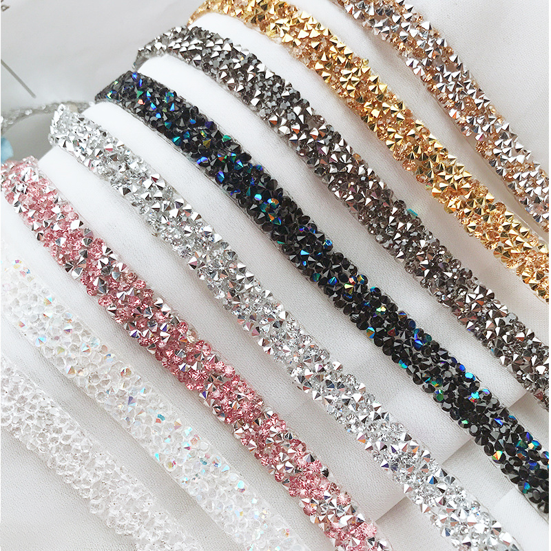 Diamond Band Diy Clothing Code - đánh giá và giá Crystal Mesh Fabric