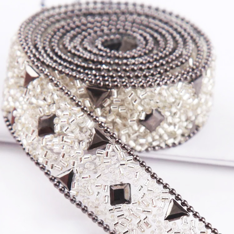 Diamond Band Diy Clothing Code - đánh giá và giá Crystal Mesh Fabric