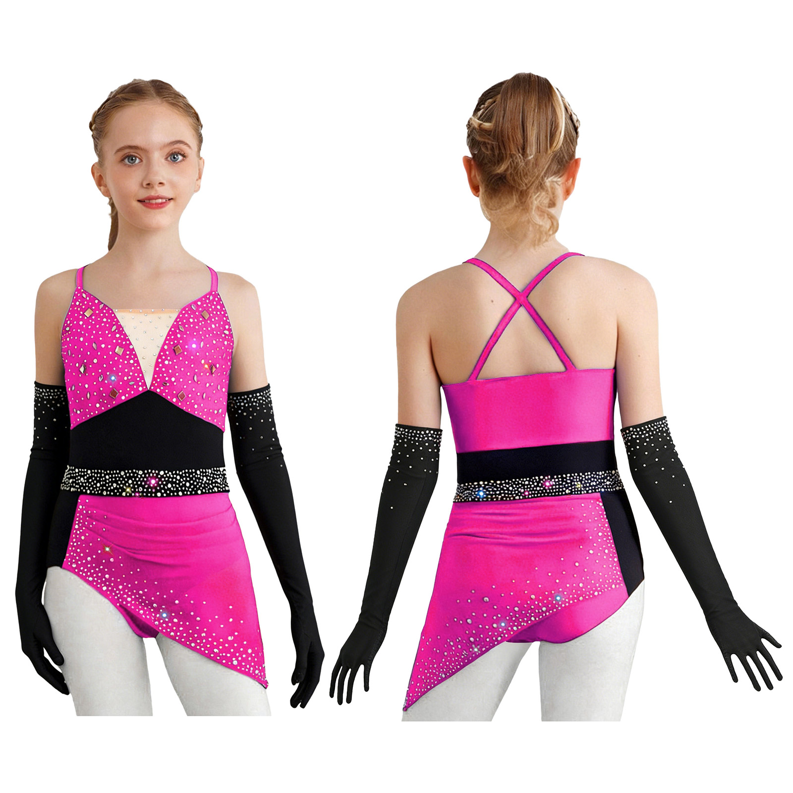 Teen Girls Shiny Rhinestones L - đánh giá và giá Rhinestone Banding Trim
