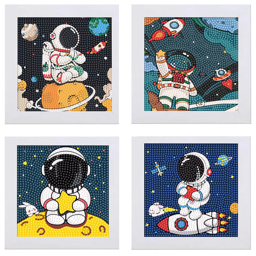 Keeppley astronaut crystal dia - đánh giá và giá Embroidery Embellishments