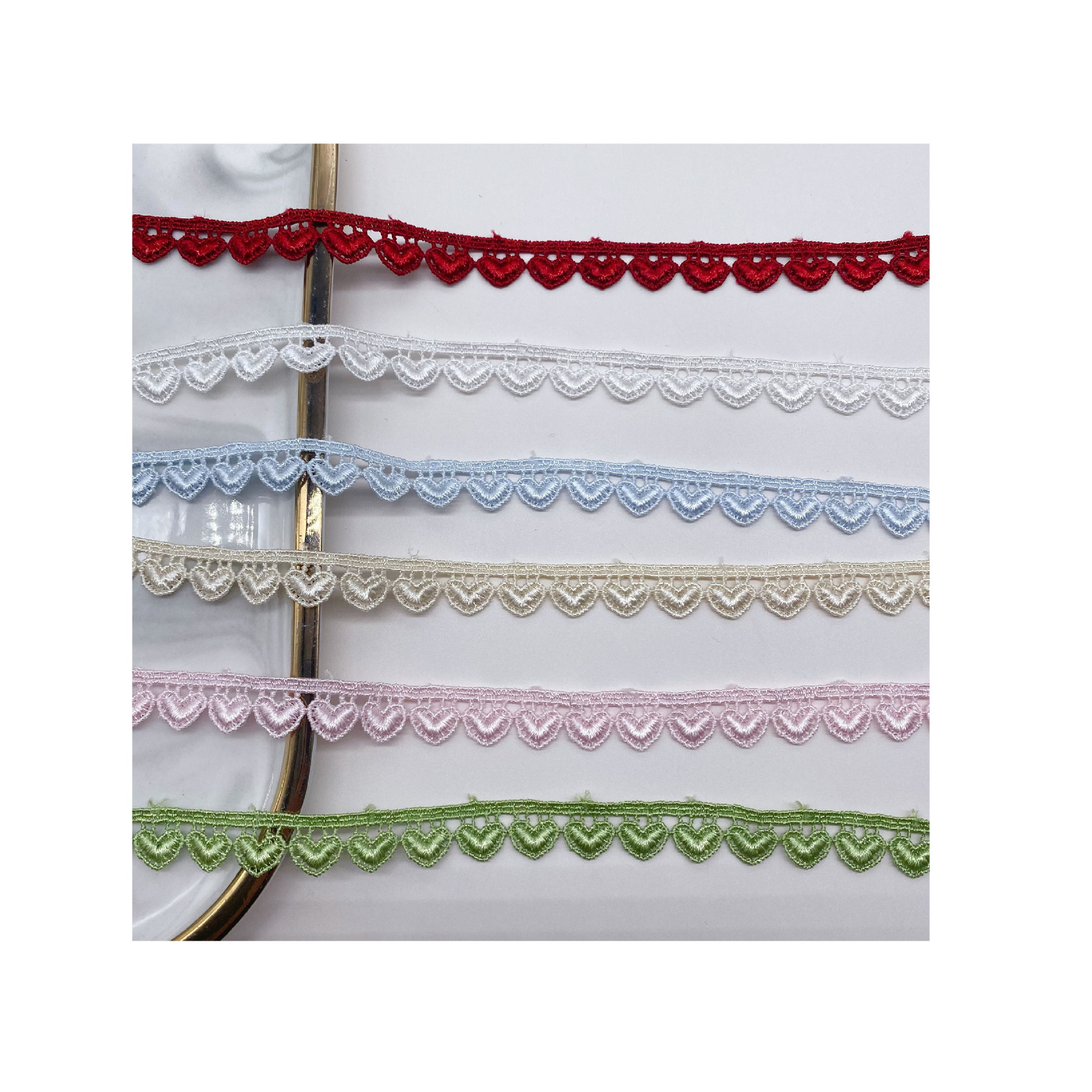 4Yards Embroidered Multicolor  - đánh giá và giá Lace Ribbon Trim