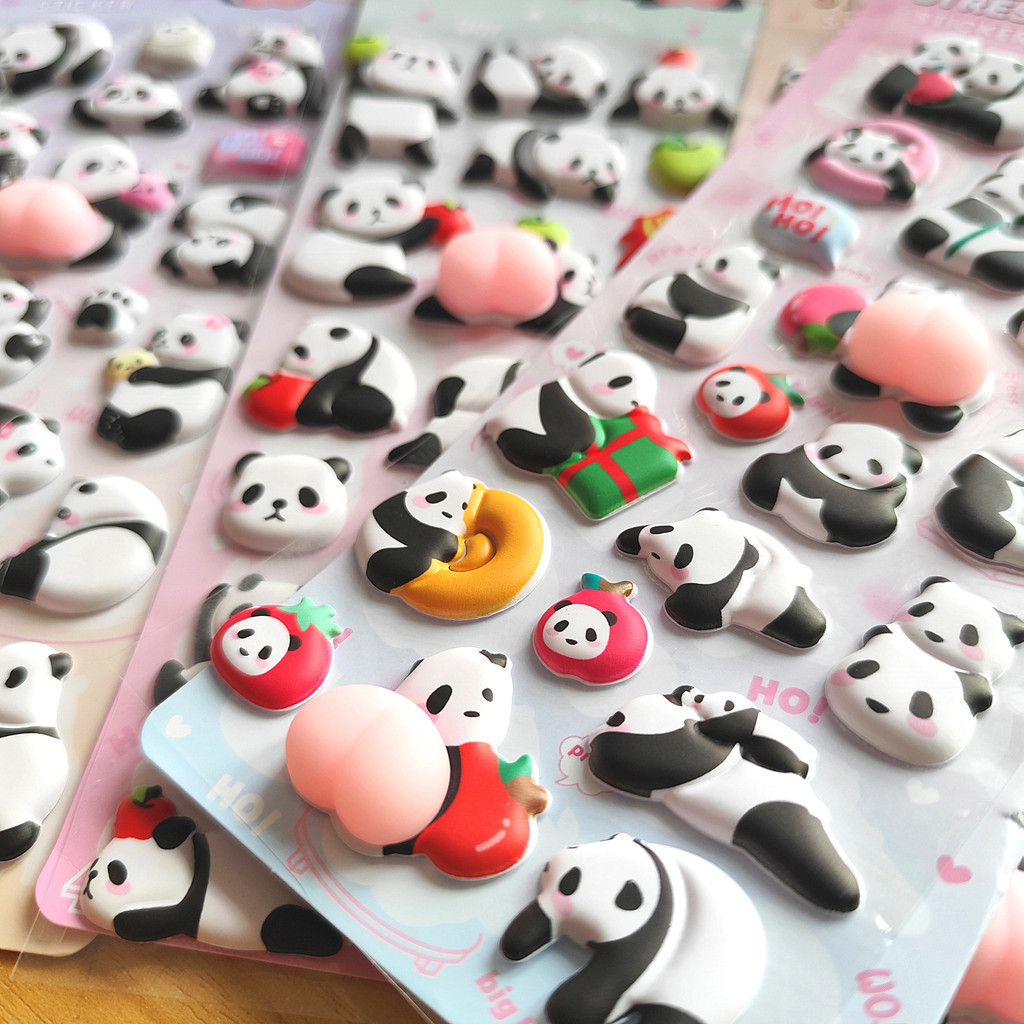 4-Piece Cute Panda Stress Reli - đánh giá và giá Craft Embellishment World