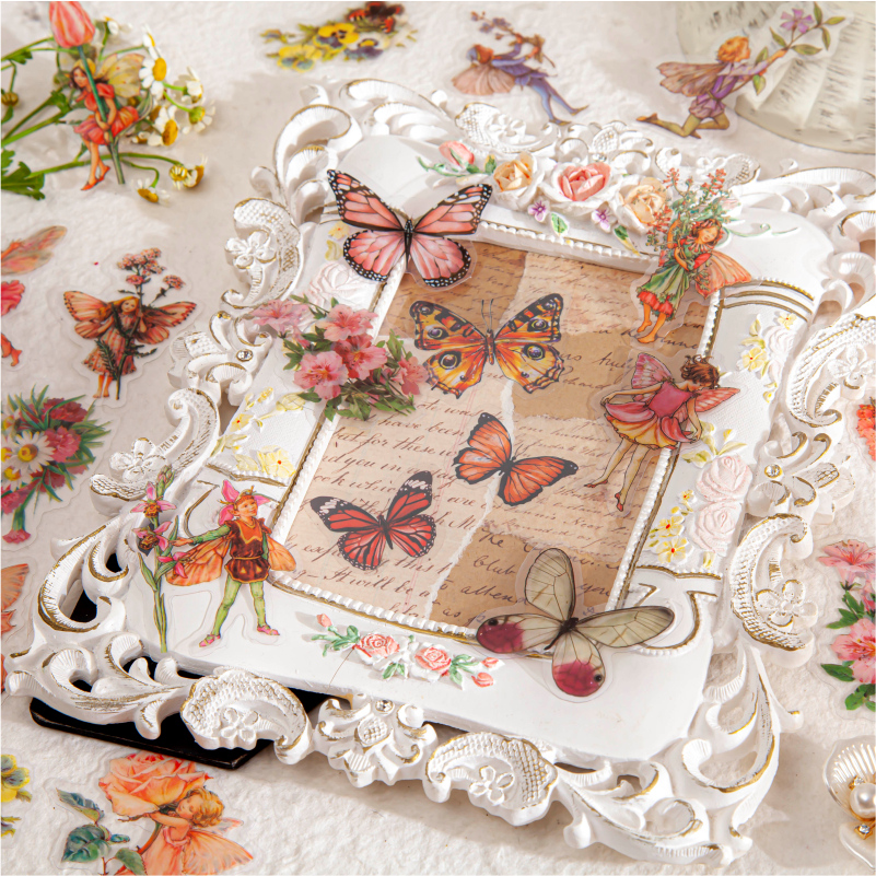45sheets/pack Vintage Butterfl - đánh giá và giá Embellishments For Scrapbooking