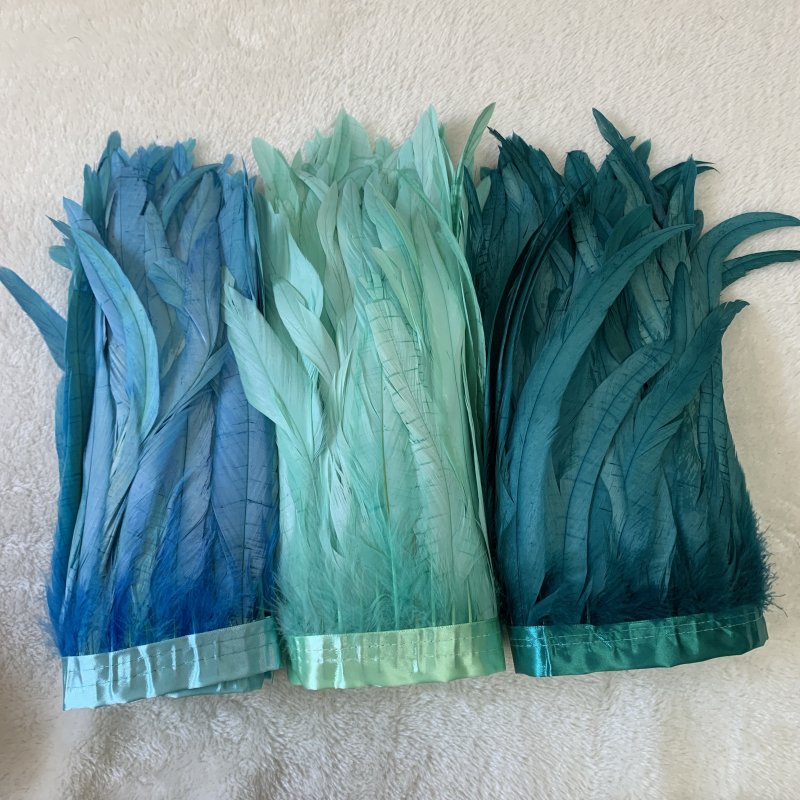 25-30cm/10-12inch Rooster Tail - đánh giá và giá Feather Trim Marabou