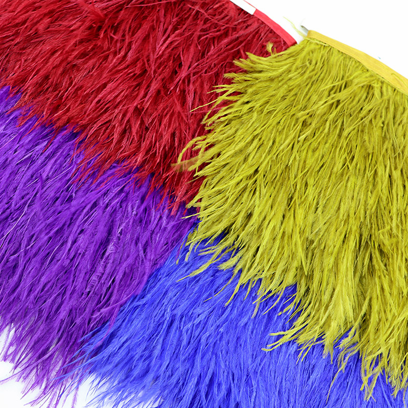 1M 8-10cm Black Ostrich Feathe - đánh giá và giá Feather Trim Marabou
