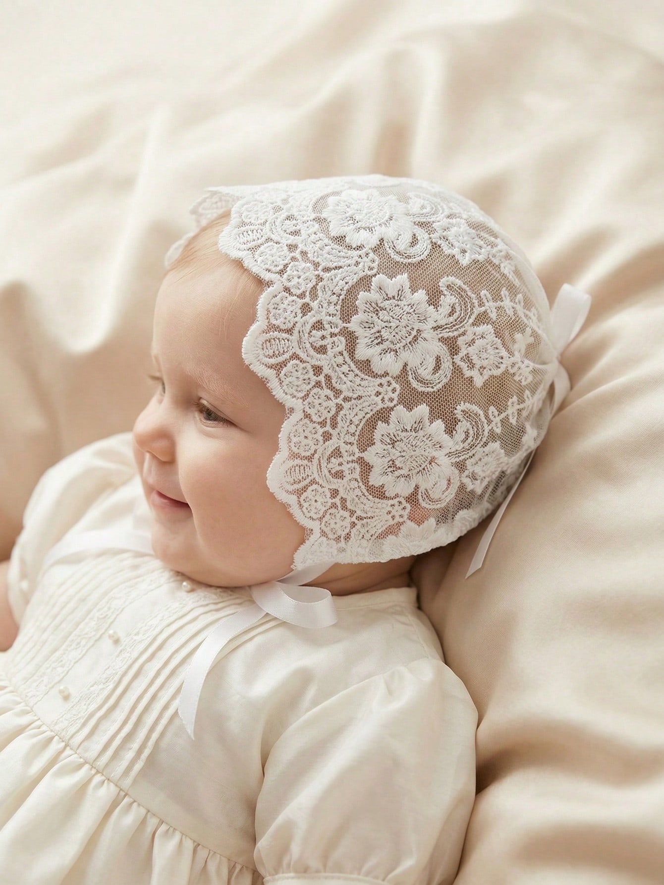 Baby Lace Brim Headband Hat He - đánh giá và giá Embroidery Embellishments