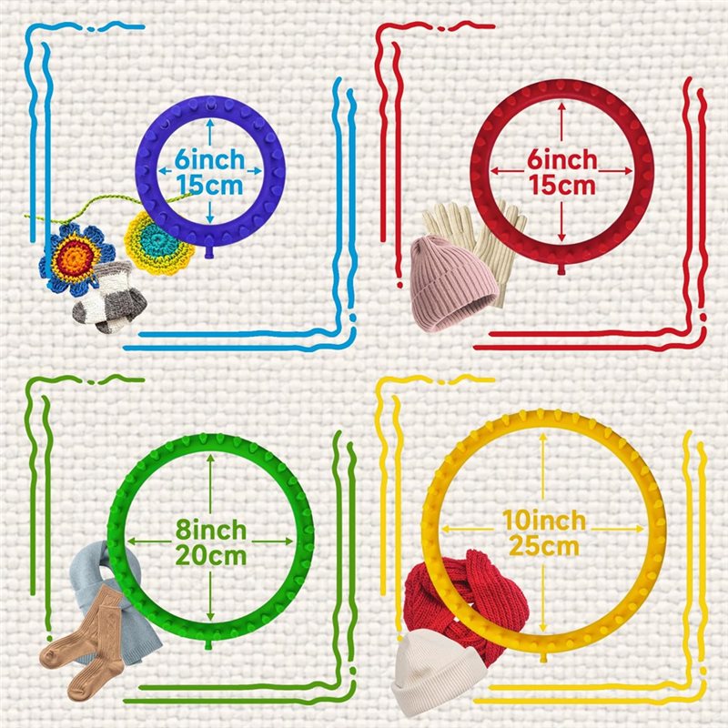 Round Knitting Loom For Hats S - đánh giá và giá Pom Pom Maker Tool