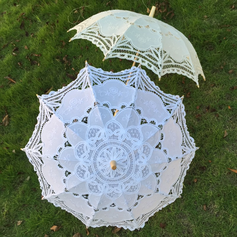New Vintage Lace Umbrella Hand - đánh giá và giá Embroidery Craft