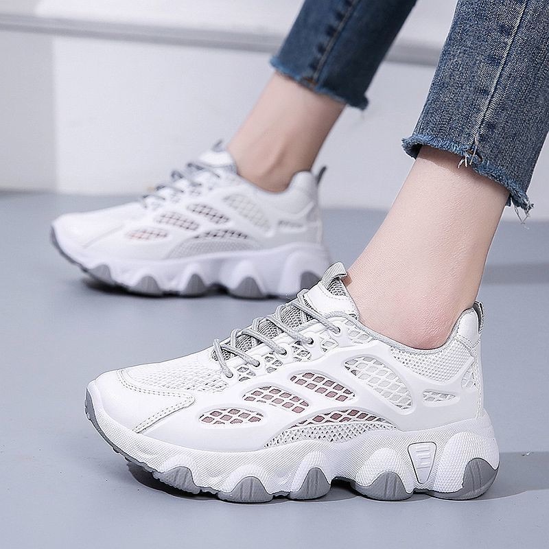 Breathable Mesh Chunky Sneaker - đánh giá và giá Guipure Lace Panel