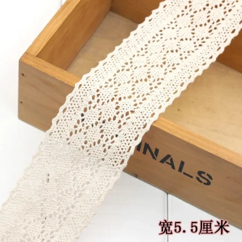 Ivory White Cotton Lace Trim R - đánh giá và giá Lace Ribbon Trim