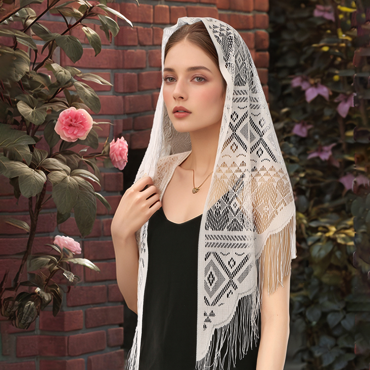Fashion Lace Embroidery Triang - đánh giá và giá Tassel Fringe Trim