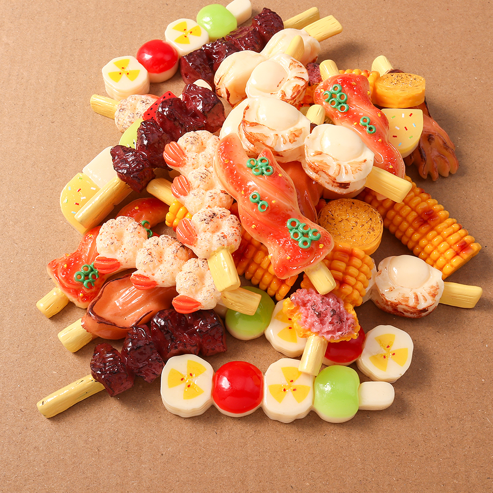 4pcs Simulation Foood Barbecue - đánh giá và giá Embellishments For Scrapbooking