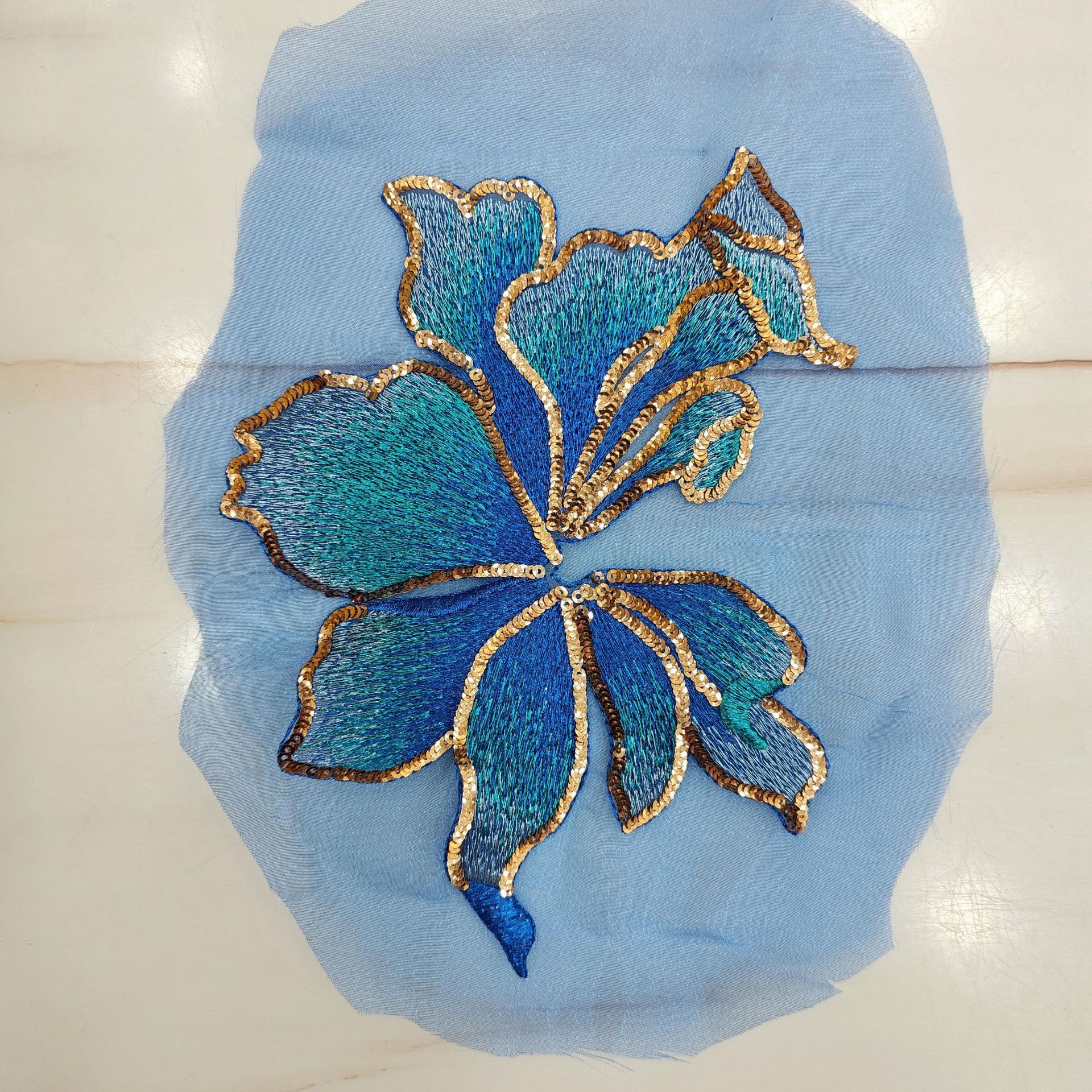 Organza Embroidery Applique Pa - đánh giá và giá Craft Embellishments