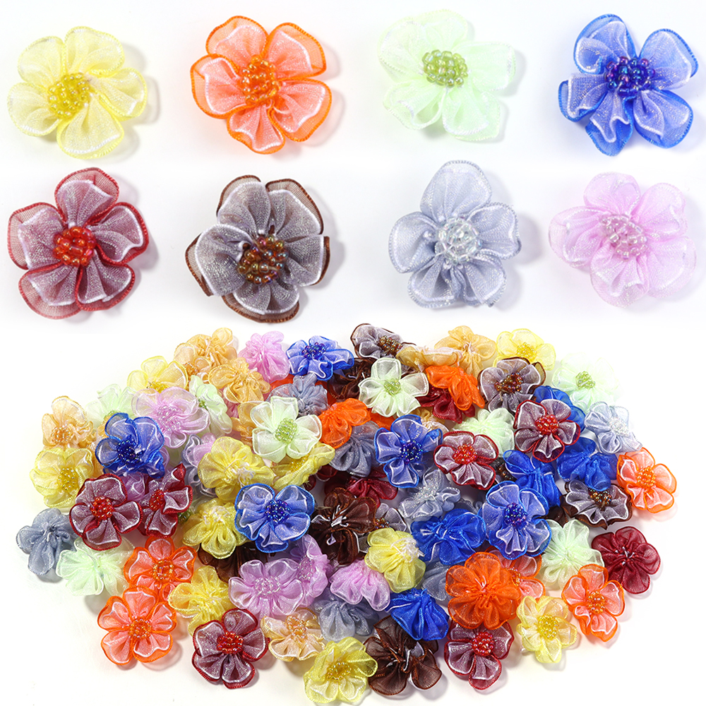 10Pcs/Lot Mesh Flower Applique - đánh giá và giá Applique Patch Flower