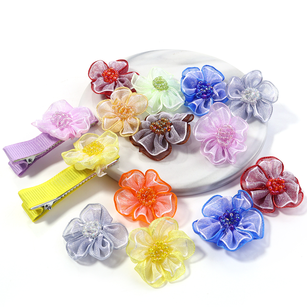 10Pcs/Lot Mesh Flower Applique - đánh giá và giá Applique Patch Flower